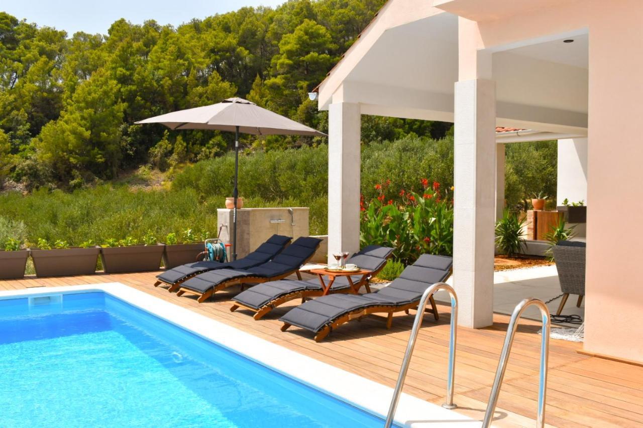 Seaview Pool Apartment-Lumiere, Island Hvar-Gdinj Exterior foto
